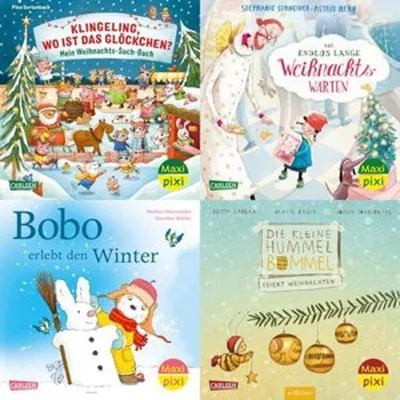 Produktbild von Maxi-Pixi-4er-Set 113: Bald ist Weihnachten (4x1 Exemplar)
