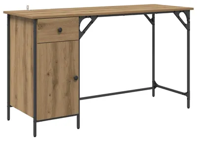 Obrázek produktu pro Počítačový stůl se zásuvkou Artisanový dub 131 x 48 x 75 cm