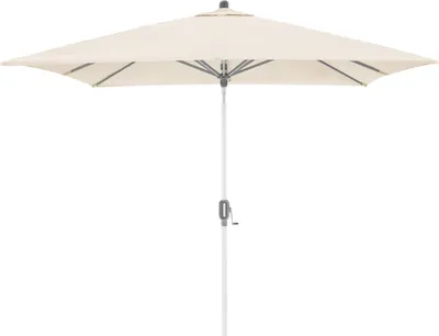 Produktbild von Sonnenschirm - Creme - Polyester - Aluminiumgestell - mit Kurbel - 240 x 240 cm