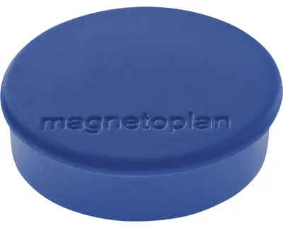 Produktbild von Magnetoplan 1664514, Tafelmagnet, Blau, 0,3 kg, 24 mm, 8 mm, 10 Stück(e)