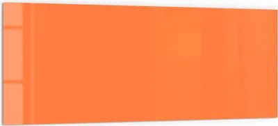 Produktbild von DEQORI Küchenrückwand Glas 125x50 cm 'Orange' Spritzschutz Bad Rückwand Küche