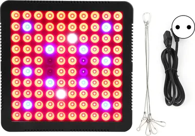 Zdjęcie produktu dla 300W 100LED chipy rosną lampa pełne spektrum roślina panel LED rosną oprawa oświetleniowa 85-264VEU wtyczka