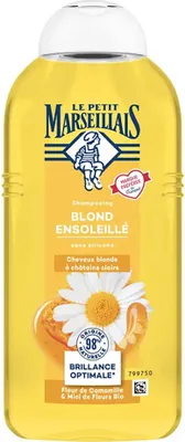 Produktbild von Le Petit Marseillais Shampoo: Kamille & Honig für blondes/hellbraunes Haar