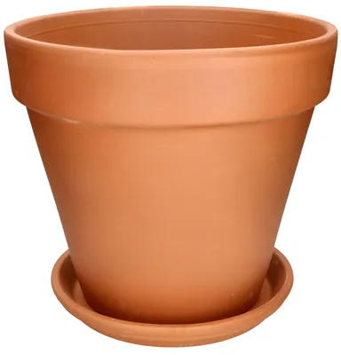 Image de KOTARBAU® : Pot de fleurs en terre cuite, idéal pour les intérieurs et les jardins, diamètre 39 cm