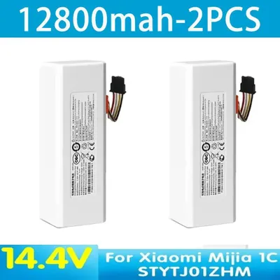 Zdjęcie produktu dla Akumulator do odkurzacza automatycznego Xiaomi Mijia 1C STYTJ01ZHM - akumulator litowo-jonowy zamienny - 14,4 V - 12800 mAh - zestaw 2 sztuk