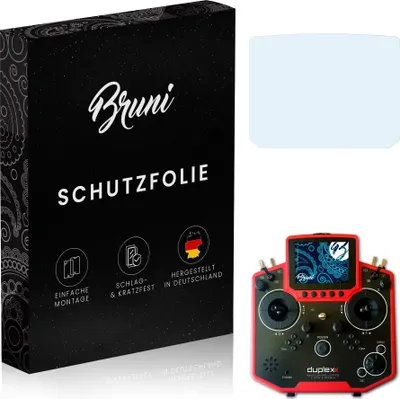 Produktbild von Bruni Basics-Clear 2x Schutzfolie kompatibel mit Jeti Duplex DS-12 Folie