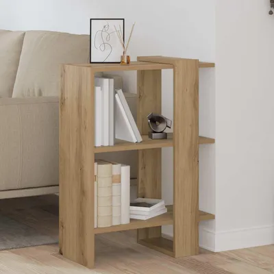 Produktbild von "Schlussverkauf" Bücherregal rechteckig - 1 pc - Büroregal mit Stauraum - Artisan-Eiche 52x25x71,5 cm Holzwerkstoff  C12450