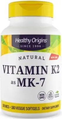 Produktbild von Vitamin K2 MK7 100 mcg (180 Kapseln) 603573274467