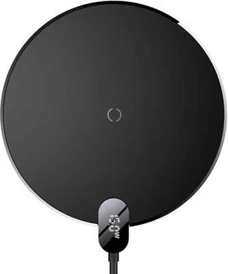 Produktbild von Baseus CCED000001 Ladegerät für Mobilgeräte und Kopfhörer. Smartphone, Schwarz, USB, kabellos, für den Innenbereich.
