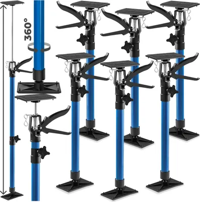 Produktbild von tectake® 6er-Set Türspanner stufenlos höhenverstellbar mit Schnellspannsystem