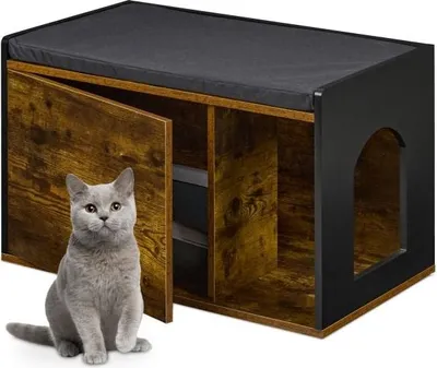 Produktbild von Katzenschrank im Industriedesign