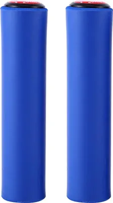 Zdjęcie produktu dla 2 sztuki niebieskiego, wygodnego uchwytu na kierownicę roweru, odpowiedniego do kierownicy o średnicy 18 mm (niebieski)