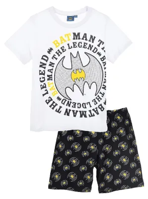 Produktbild von Batman Sommer Schlafanzug Pyjama Kurzarm, Größe:104