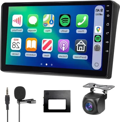 Productafbeelding van Autoradio - Multimedia Systeem - Navigatie - Touchscreen Radio - Bluetooth Autoradio - 9 Inch Scherm