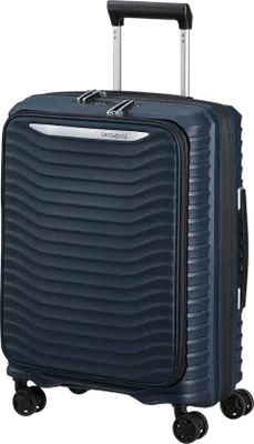 Produktbild von Samsonite Hardcase Handgepäckkoffer 48 L, 40×55×23 cm, TSA‑Zahlenschloss, 4‑Rollen, Blau Night