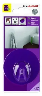 Immagine prodotto di Gancio rotondo 68 mm viola fix-o-moll