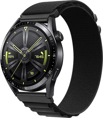 Produktbild von BStrap Nylon Loop Armband für Xiaomi Amazfit GTR Mini, black