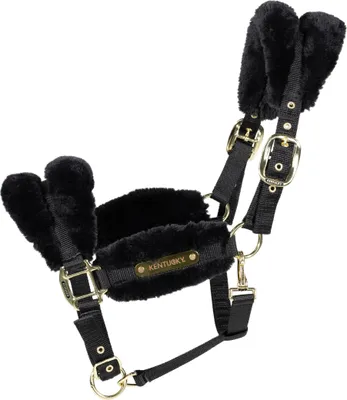 Immagine prodotto di Cavezza di nylon in pelle di pecora Kentucky Horsewear morbida