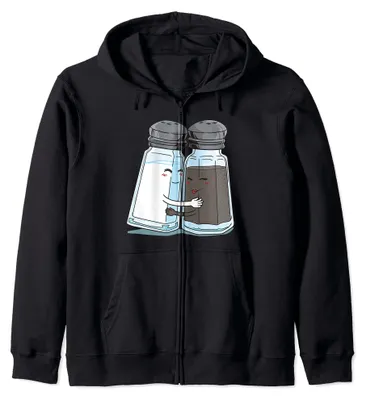 Obrázek produktu pro Solenka a pepřenka, vtipný design. Solenka. Pepřenka. Mikina s kapucí