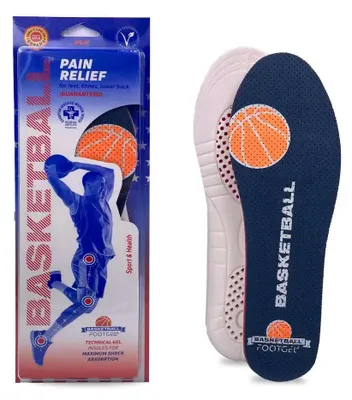 Produktbild von Footgel Basketball Einlegesohlen Rot EU 48-52 Rot EU 48-52