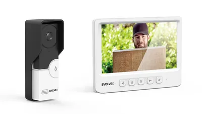 Zdjęcie produktu dla EVOLVEO DoorPhone IK06, set video dveřního telefonu s pamětí a barevným displejem
