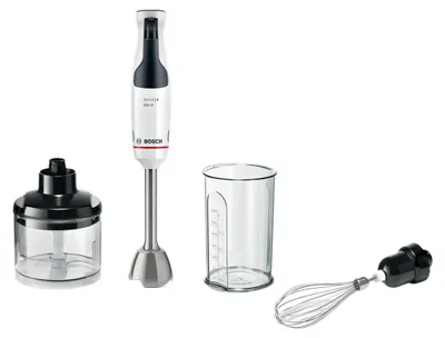 Immagine prodotto di Set di frullatori manuali Bosch MSM4W421 ErgoMaster Serie 4 bianco/grigio 800 watt