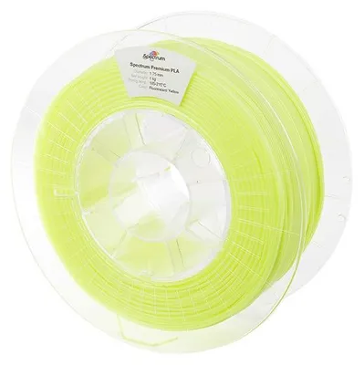 Image de Filament 3D Spectrum, PLA Premium, 1,75mm, 1000g, 80017, jaune fluorescent