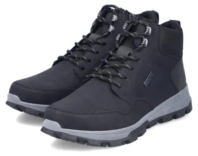 Produktbild von Rieker Herren-Schnürstiefel Schwarz-Grau, Farbe:schwarz, EU Größe:44