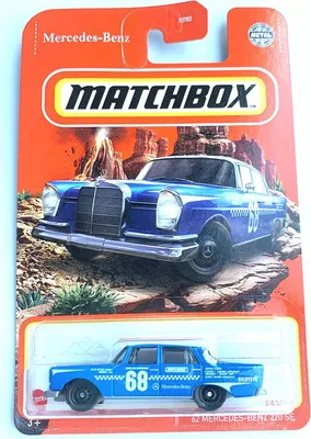 Image de Matchbox '62 Mercedes-Benz 220 SE 43/100 [Bleu] blau