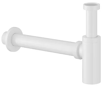 Obrázok produktu pre CERANO – Sifón k umývadlu – 5/4" – plast – DN40/300 mm – biela lesklá