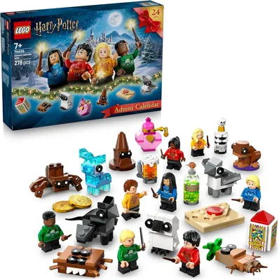 Produktbild von LEGO Harry Potter Adventskalender 2025 mit 24 Überraschungen, 8 Minifiguren & magischen Modellen,Geschenk für Kinder ab 7 Jahren,Weihnachten Spielzeug