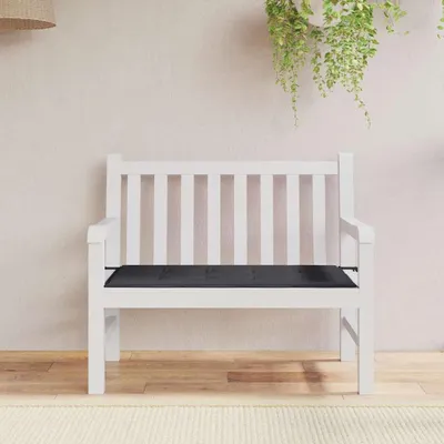 Obrázek produktu pro vidaXL Polštář na zahradní lavici černý 120x50x4 cm Oxford tkanina