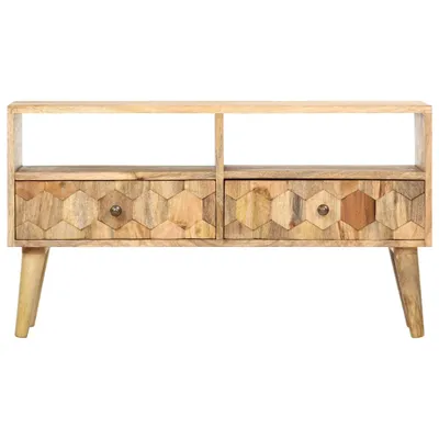 Produktbild von "SALE 2026" TV-Schrank 90 x 30 x 50 cm Massivholz Mango - Schränke & Zubehör DE6723031