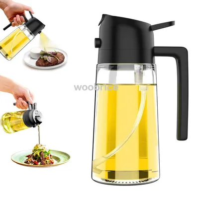 Produktbild von STUNQ® 2-in-1 Küchenspray-Ölverteiler, Ölsprüher, Airfryer, Salat, Grillen, Braten, Kochen