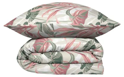 Produktbild von SCHIESSER Bettwäscheset Camilla | Floral | Renforcé | 2-teilig | 100% Baumwolle | Angenehm weich & glatt | YKK-Reißverschluss | 155x220 cm + 80x80 cm | Rosa