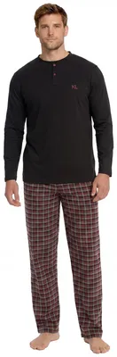 Immagine prodotto di Pigiama uomo Kisses&Love a maniche lunghe in cotone KLP8