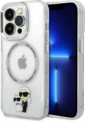 Immagine prodotto di Karl Lagerfeld MagSafe Custodia Karl & Choupette per iPhone 15 Pro Trasparente