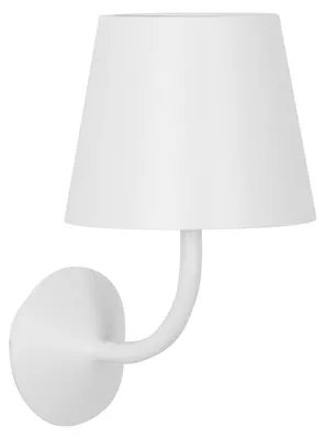 Productafbeelding van Zafferano Poldina buitenwandlamp, E27, met een behuizing van matwit gelakt aluminium, modern design, beschermingsgraad IP54, afmetingen 16,5 x 22,2 x 28,4 cm, 230 V