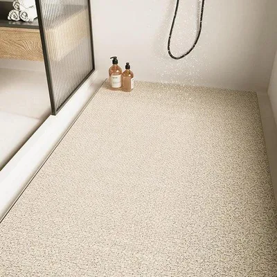 Obrázek produktu pro Béžová protiskluzová koupelnová rohož 45 x 70 cm