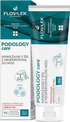 Produktbild von PODOLOGY CARE Feuchtigkeitsgel mit Hesperidin für die Beine 80 g