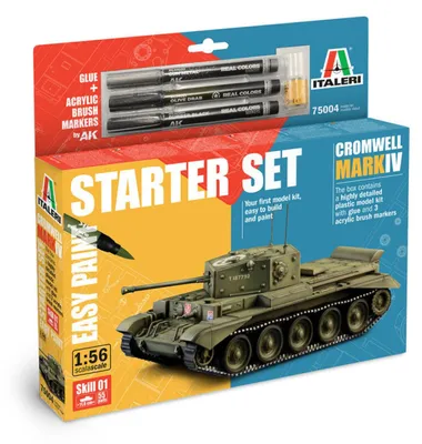 Obrázok produktu pre Italeri 75004 - Modelová súprava Cromwell Mk.IV v mierke 1:56 -