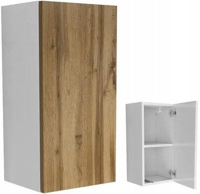 Zdjęcie produktu dla wisząca szafka do łazienki łazienkowa 30 dąb wotan 30 x 60 cm