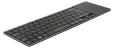 Immagine prodotto di DELOCK Tastatur wireless 2,4GHz mit Touchpad Alu Gehäuse