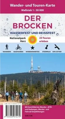 Produktbild von Der Brocken 1:30 000