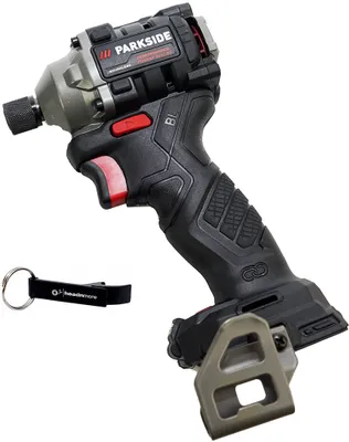 Obrázek produktu pro Sada HEADNMORE® - PARKSIDE PERFORMANCE® 20V - 1/4" akumulátorový rázový utahovák PDSSAP 20 + klíčenka HEADNMORE® (bez baterie)