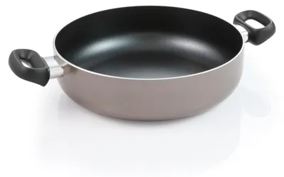 Braadpan 28 cm, 3 l, Antihaftbeschichtung, schwarz, 2 Griffe