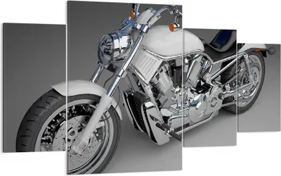Produktbild von Bild auf Leinwand - Leinwandbild - Motorrad Geschwindigkeit Motor - 160x90cm - Wand Bild - Wanddeko - Leinwanddruck - Bilder - Kunstdruck - Wanddekoration - Leinwand bilder - Wandkunst - DL160x90-0516