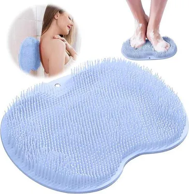 Image de Tapis de massage, tapis de bain antidérapants en silicone, coussin de massage