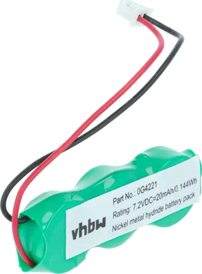 Produktbild von vhbw BIOS-Batterie Ersatz für Dell 3R459, 0G4221, 3E158 für Computer Notebook (20 mAh, 7,2 V, NiMH)