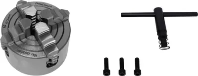 Produktbild von PAULIMOT Vierbackenfutter für Drehbank, 80 mm, einzeln verstellbare Backen